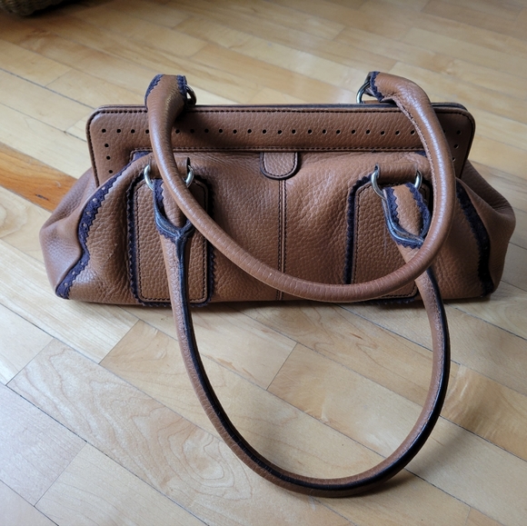 Ann Taylor Loft caramel purse - Picture 2 of 12